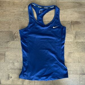 Blue Nike Athletic Tank Top